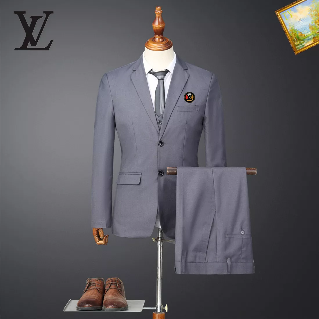 louis vuitton lv survetements manches longues pour homme s_12b2077